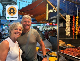 Food Tour with Unlimited Tastings, Bazaar, Temples, & More